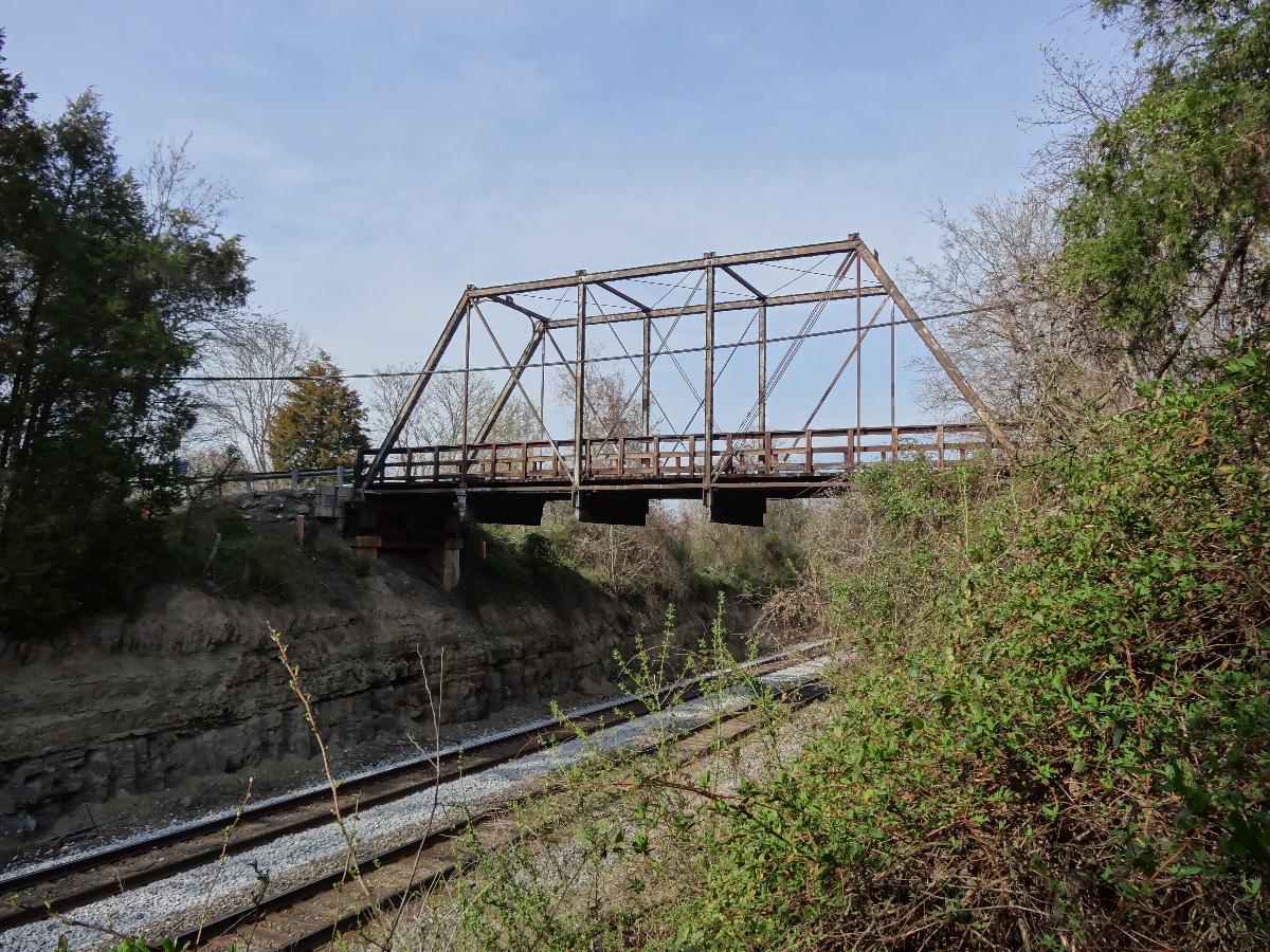 Nokesville Truss Bridge South side of structure shown