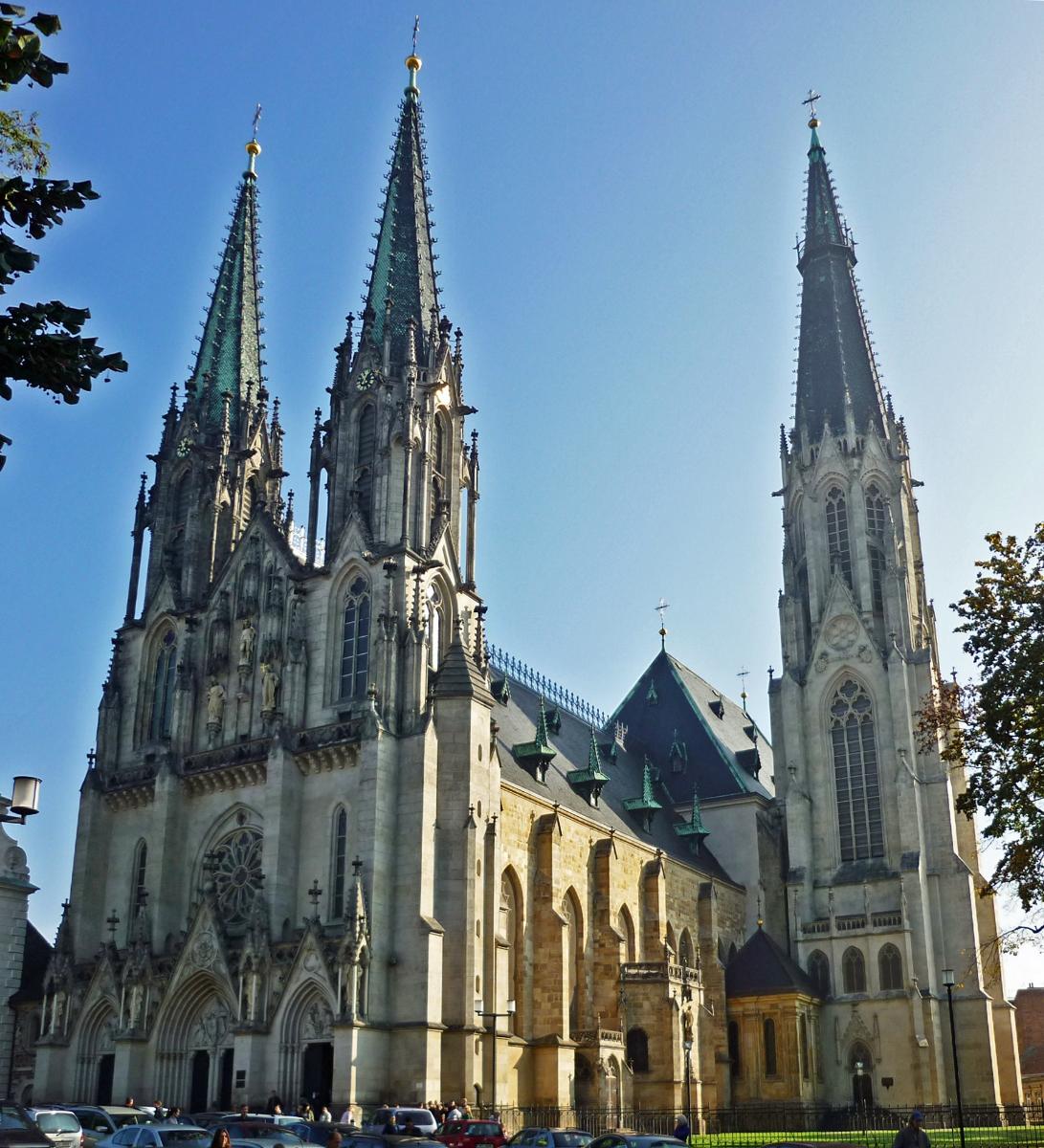 St. Wenzelskirche (Kathedrale) in Olmütz (Olomouc) in Mähren 