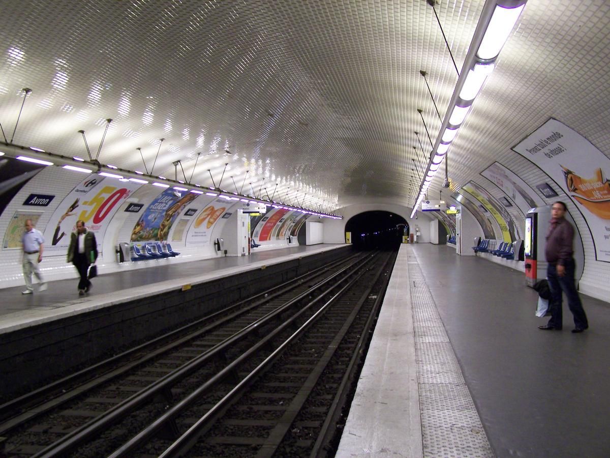 Station de métro Avron 