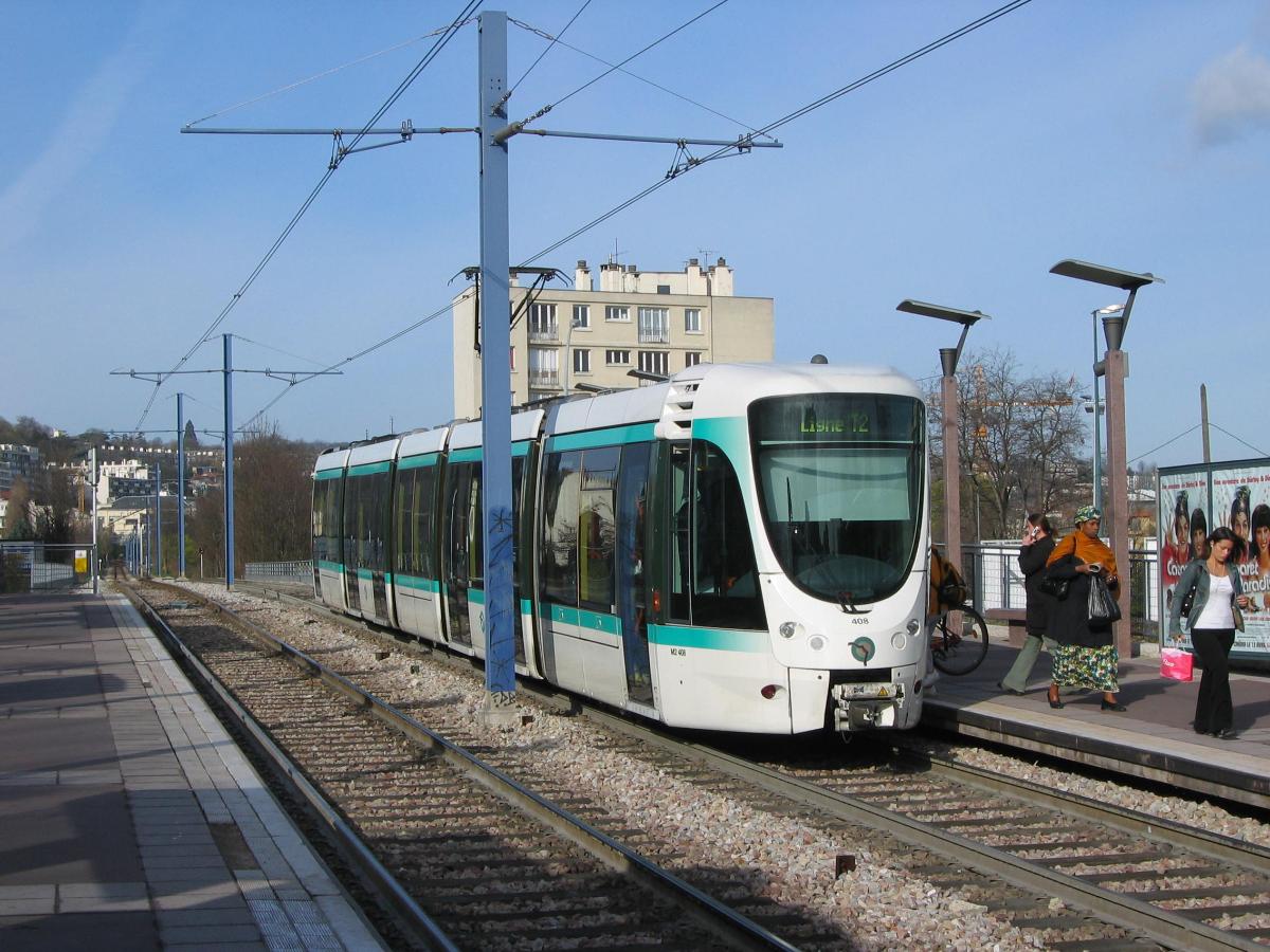 Paris - Straßenbahnlinie T 2 