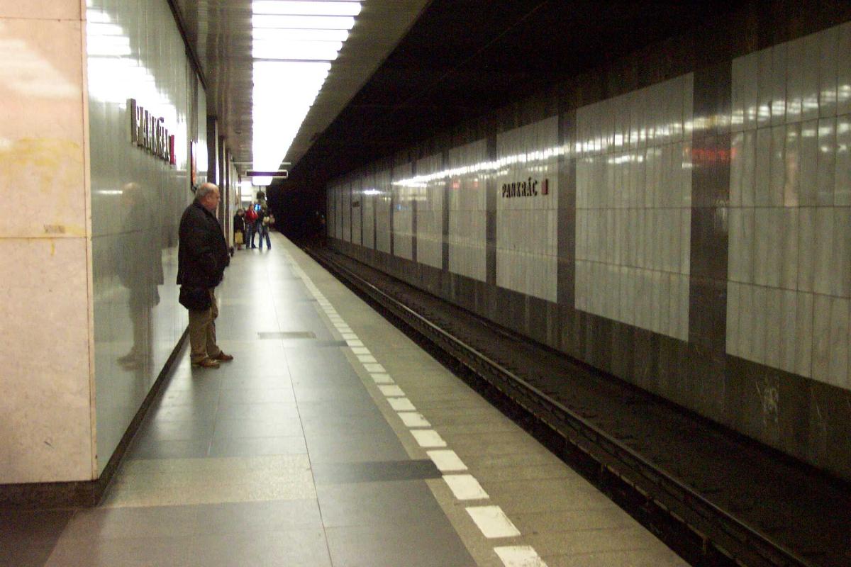 Metrobahnhof Pankrác 