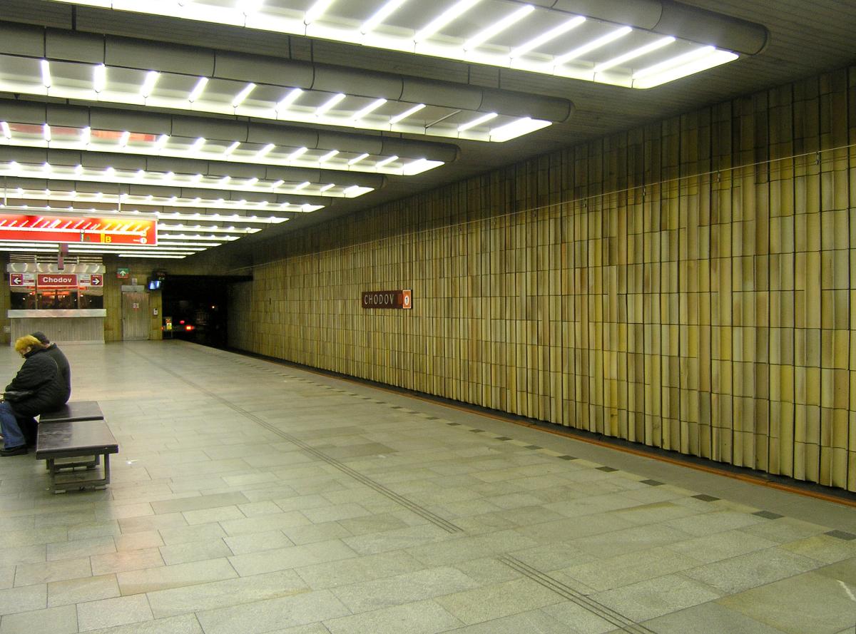 Metrobahnhof Chodov 