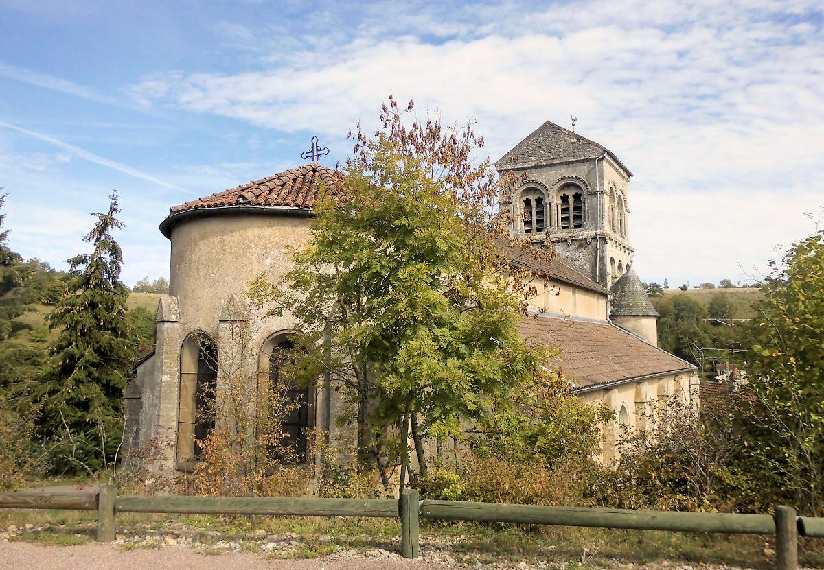 L'église Saint-Rémy à Rollainville, côté sud-ouest 