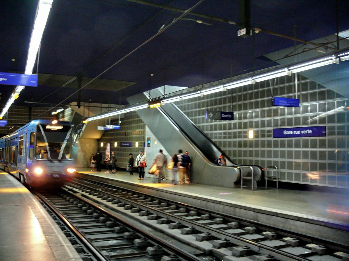 Stadtbahnhof Gare-Rue Verte 