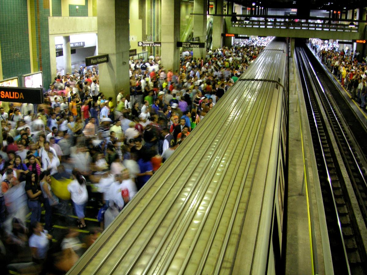 Metrobahnhof Plaza Venezuela 