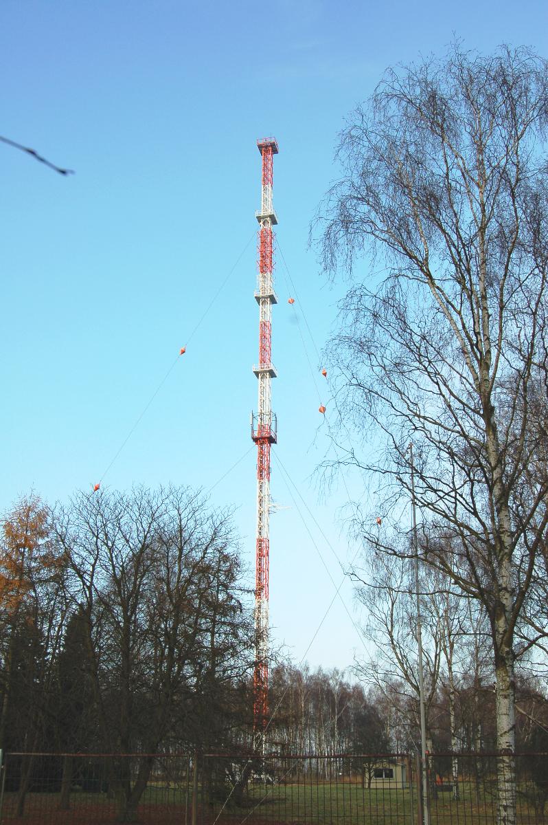 Mât émetteur de la station de réception du NDR à Wittmoor 