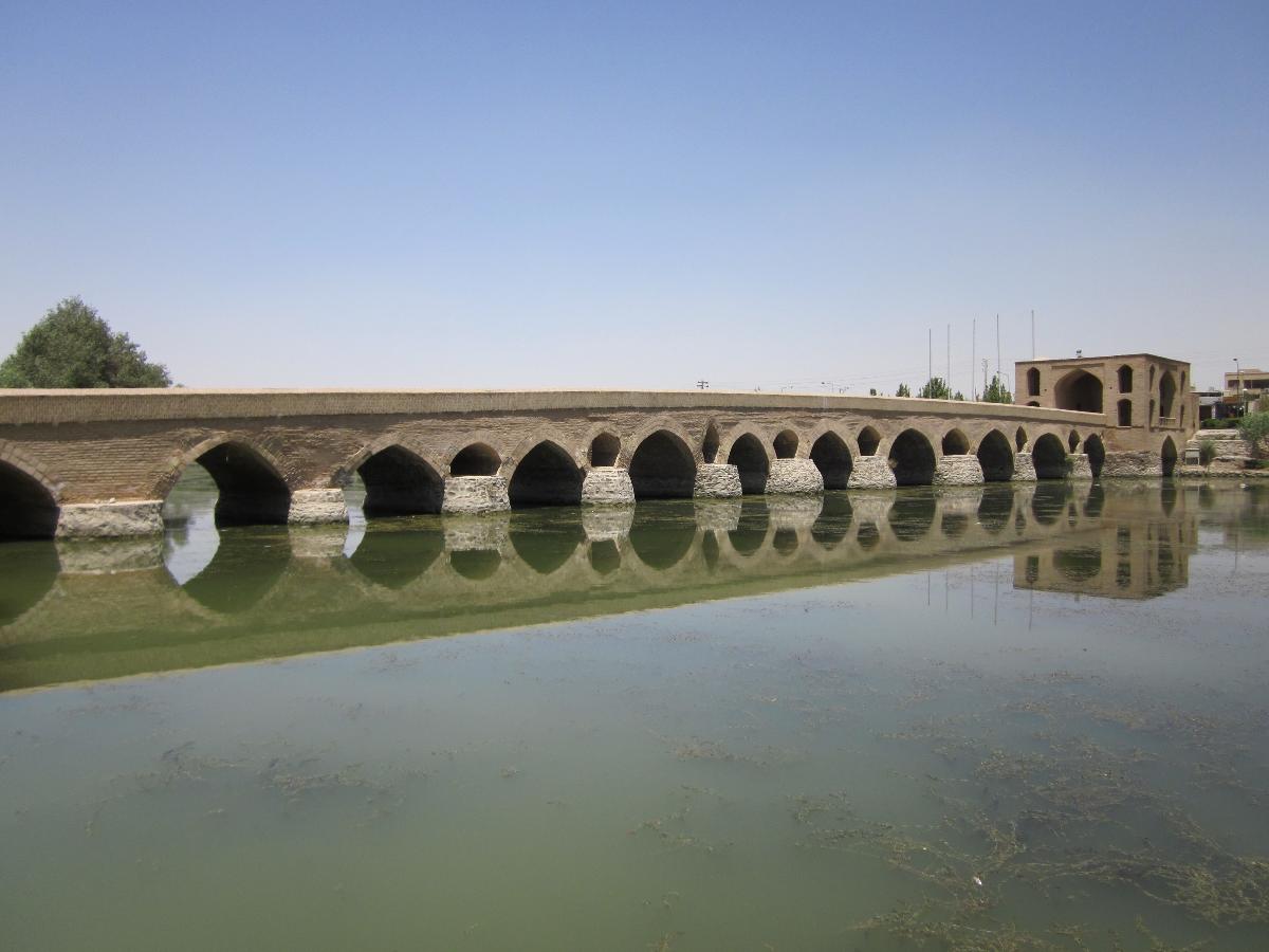 Shahrestan Bridge, Isfahan, Iran 