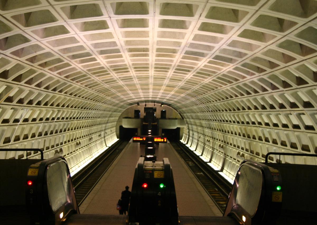 Shaw/Howard University Metro station in Washington, D.C. 
