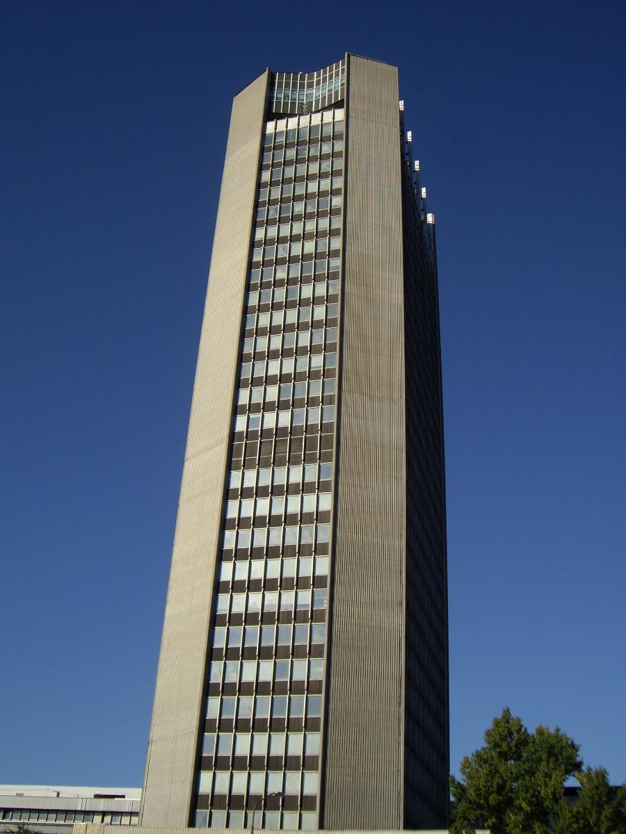 Building of Slovak Television (STV Tower) in Bratislava 