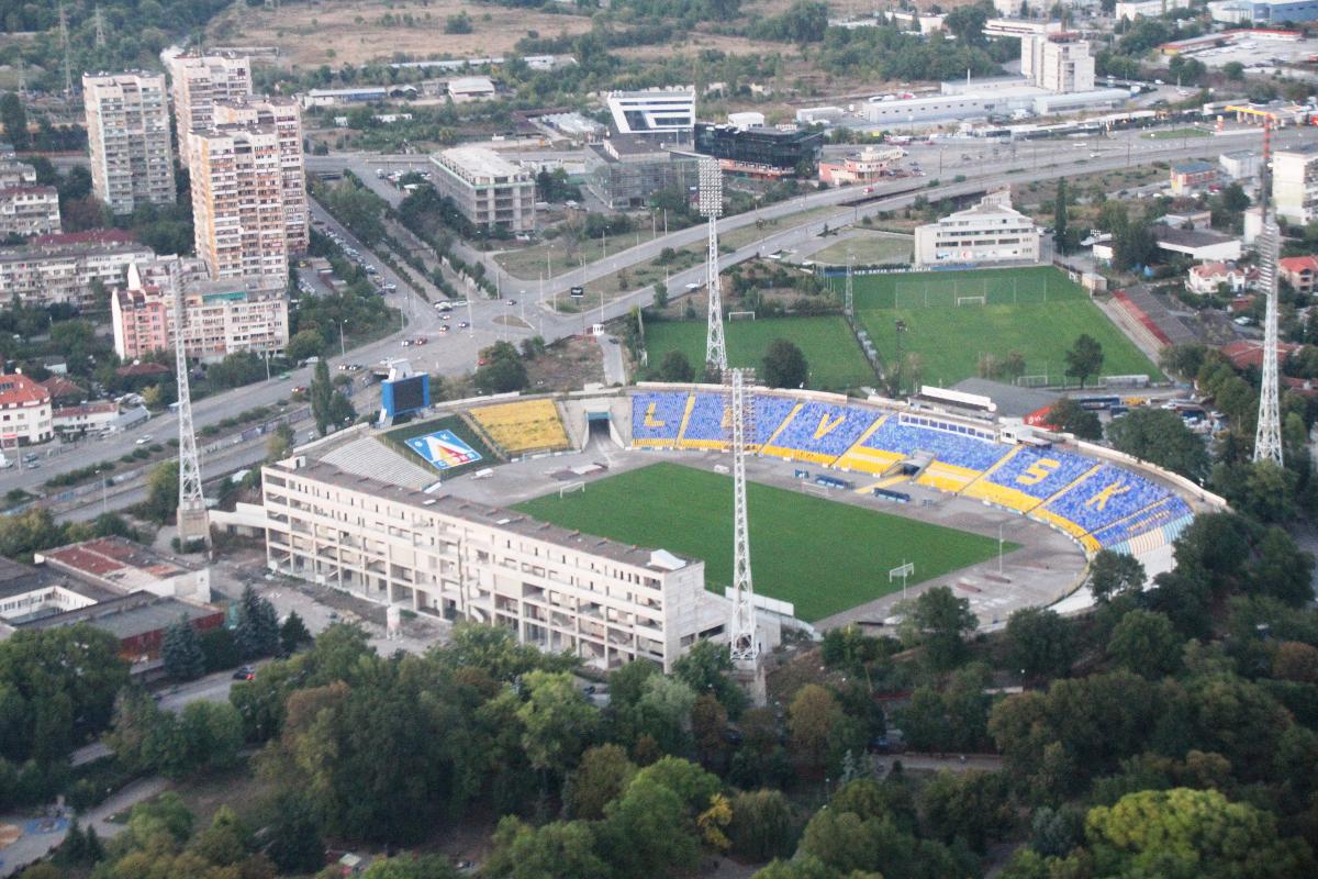 Georgi Asparuhov Stadium in the Levski 
