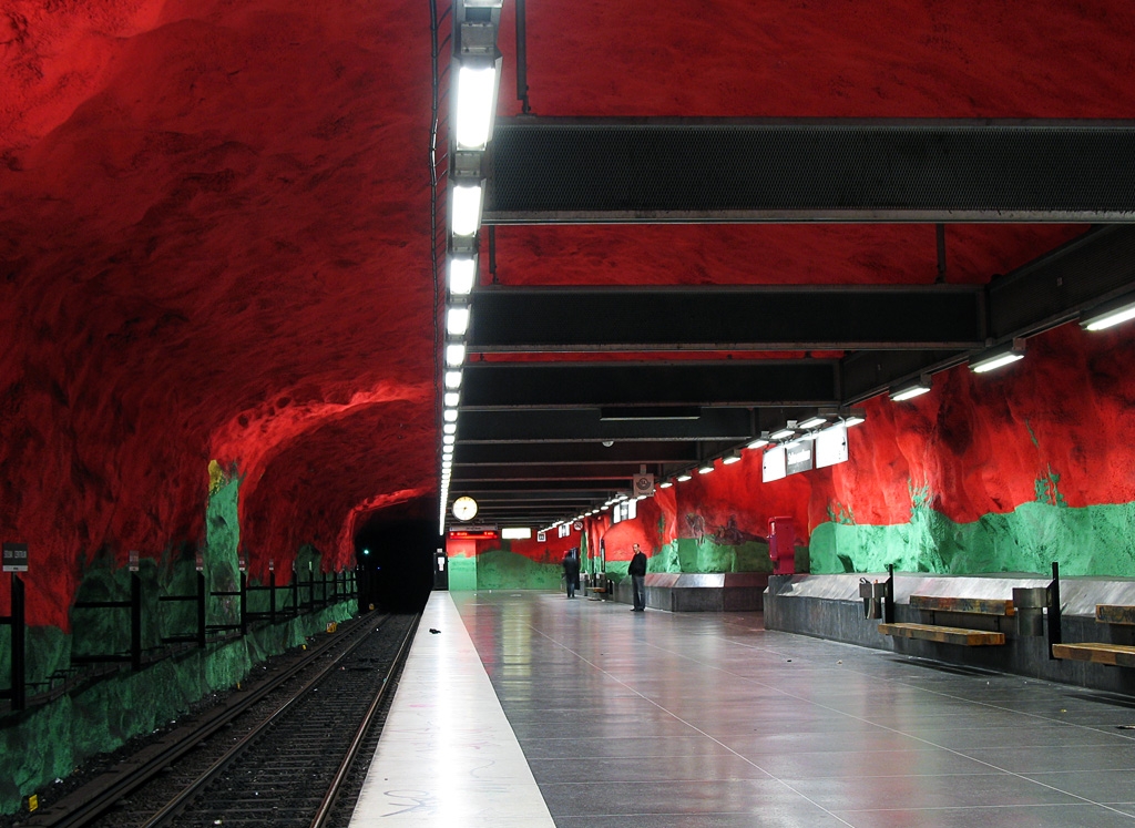 Solna centrum Metro Station 