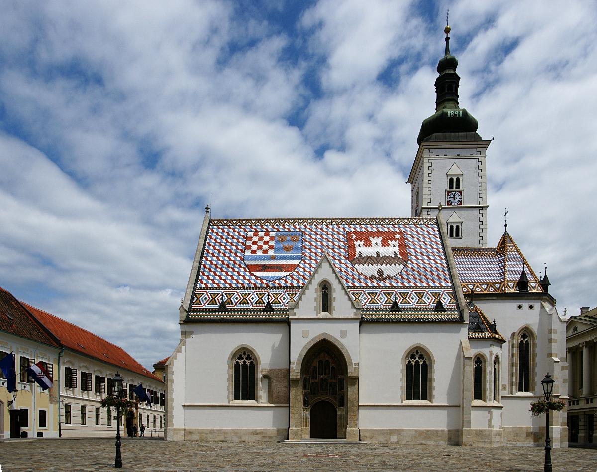 St. Mark's Church, Zagreb, Croatia 
