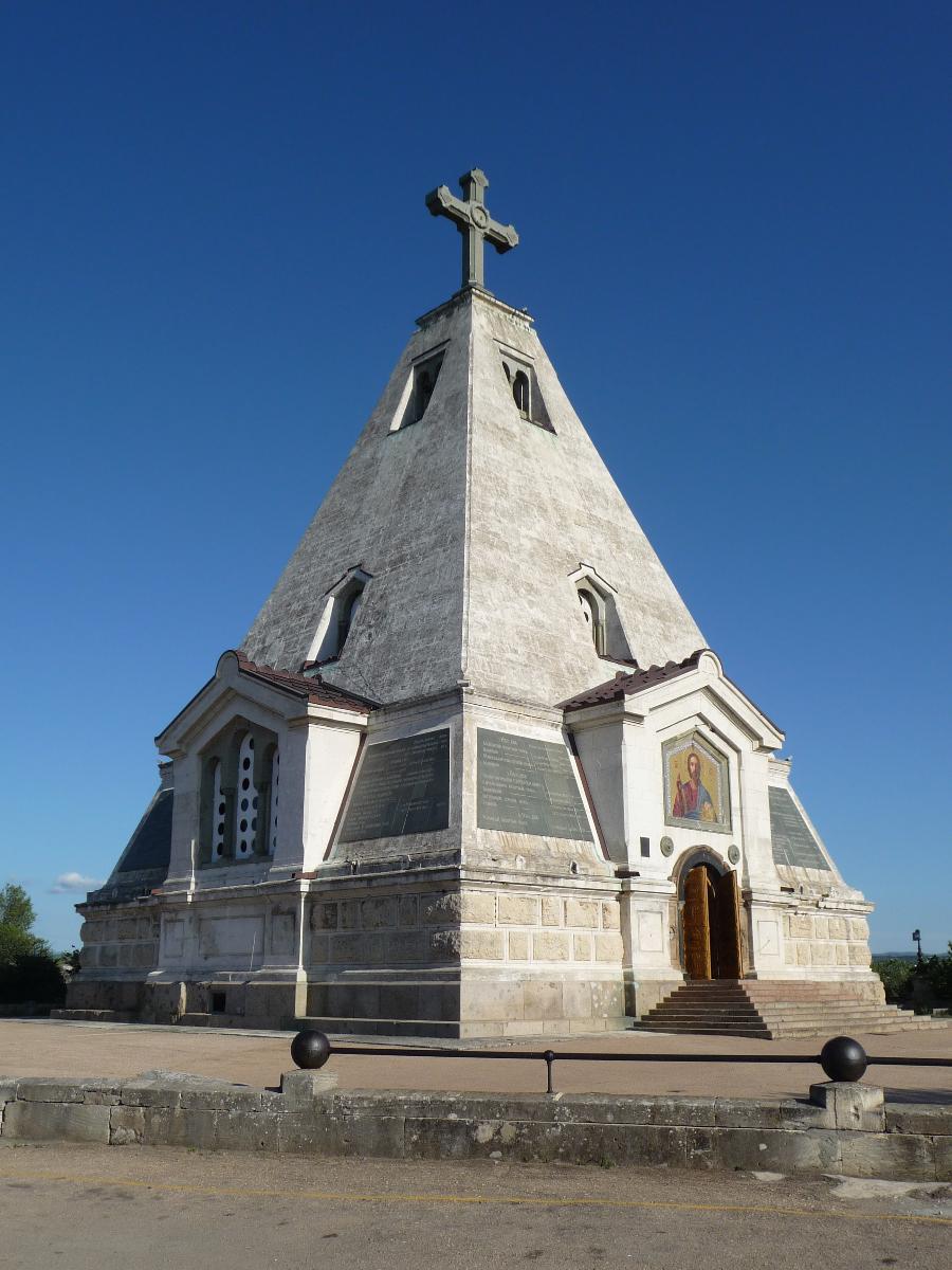 Saint Nicholas Church at the top of the Brotherhood Cemetery in Sevastopol 