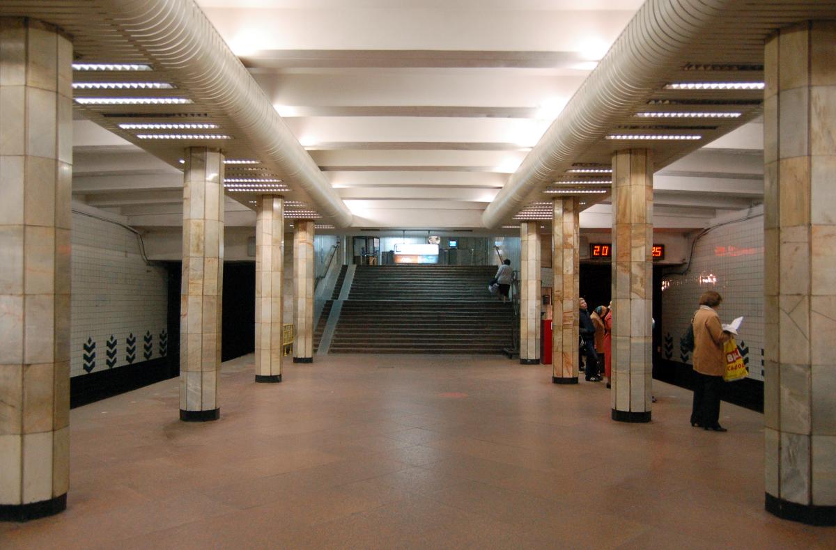 Sviatoshyn Metro Station 