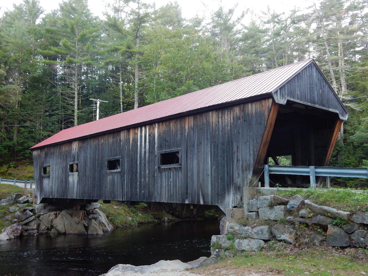 Dalton Covered Bridge The Dalton Covered Bridge is a historic covered bridge carrying Joppa Road over the Warner River in Warner, NH. It's name refers to a nearby resident at the time of it's construction.