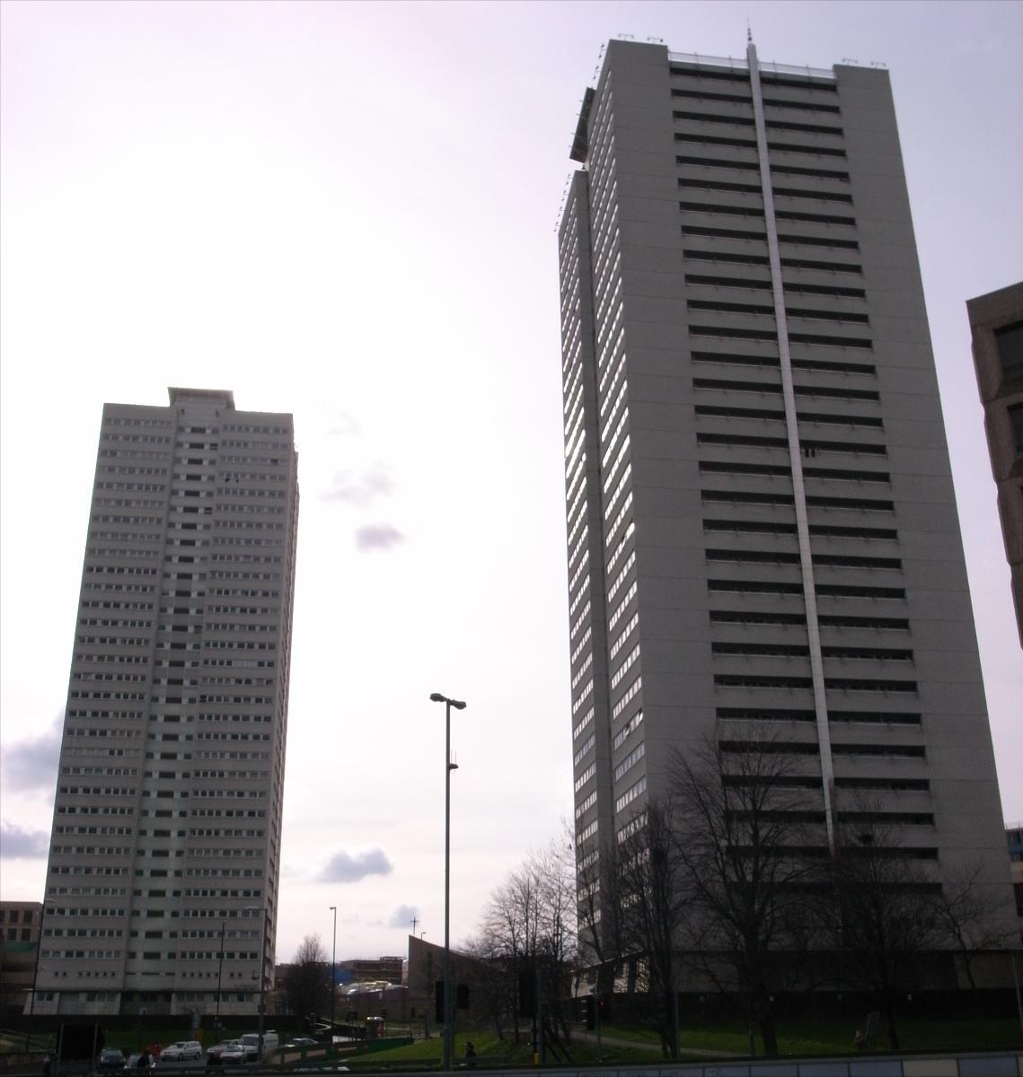 The Sentinels (Birmingham) - Cleveland Tower et Clydesdale Tower 