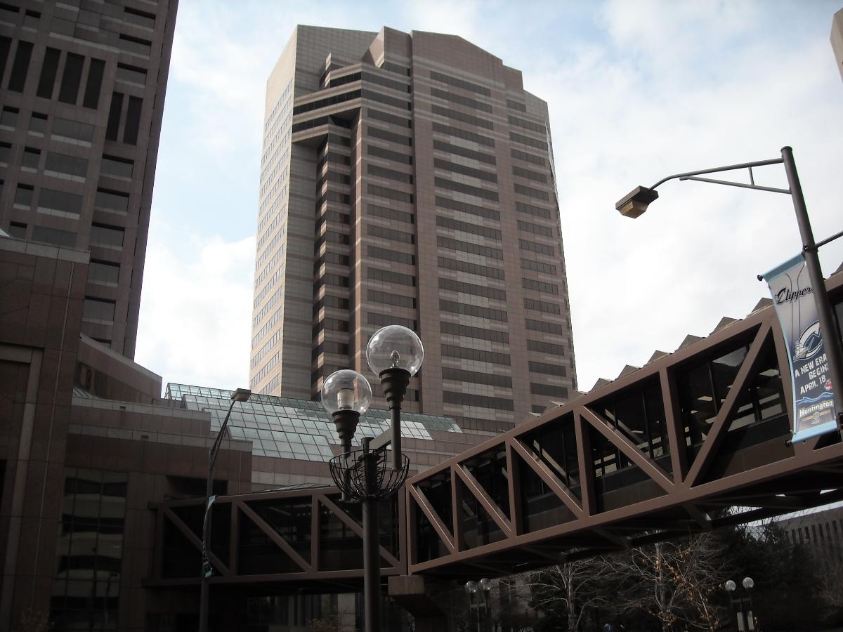 Three Nationwide Plaza located in downtown Columbus. 