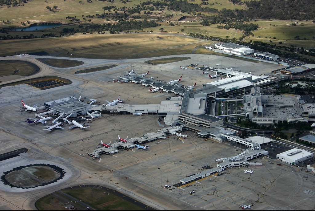 International terminal at Melbourne Airport 