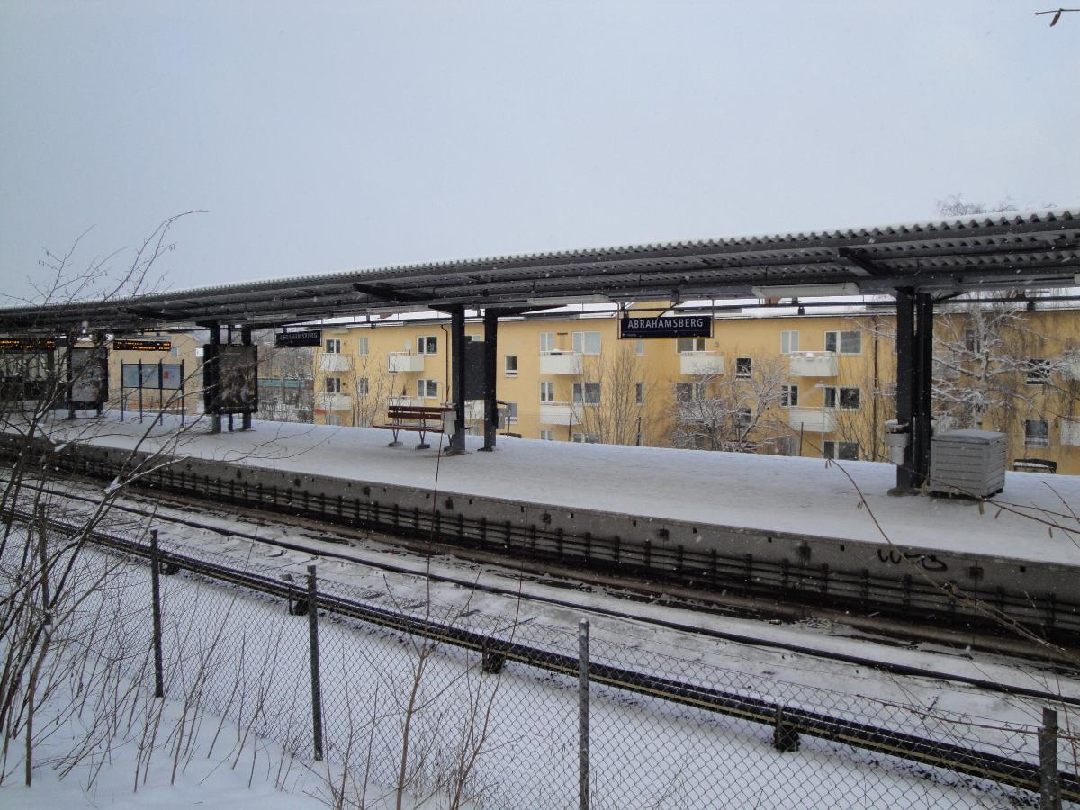 Station de métro Abrahamsberg 