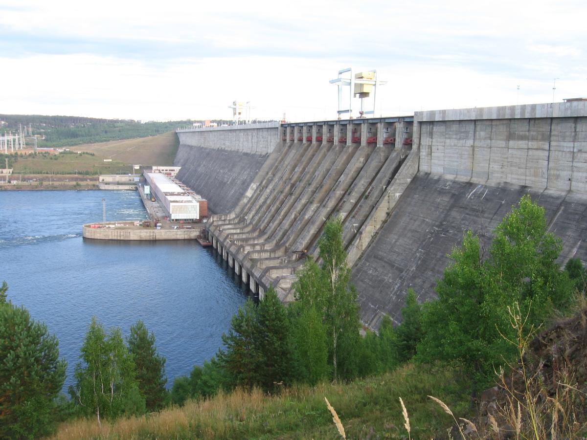Staudamm Ust-Ilimsk 