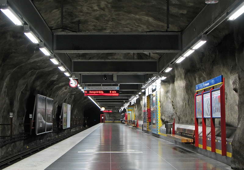 U-Bahnhof Västra skogen 