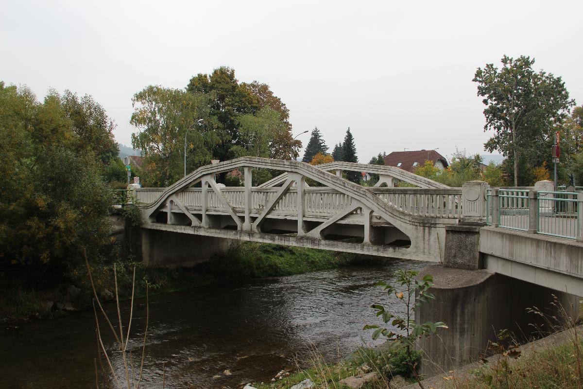 Visintini-Brücke, Triestingbrücke von der B 18 zum Auweg 