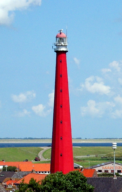 Lighthouse called Lange Jaap in Huisduinen 