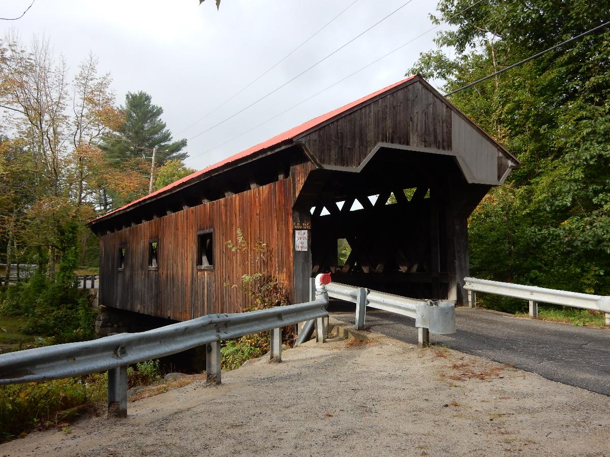 The Waterloo Covered Bridge carries Newmarket Road over the Warner River near Waterloo Falls in Warner, New Hampshire. It was built in 1859-60. It is one of New Hampshire's few surviving 19th-century covered bridges.