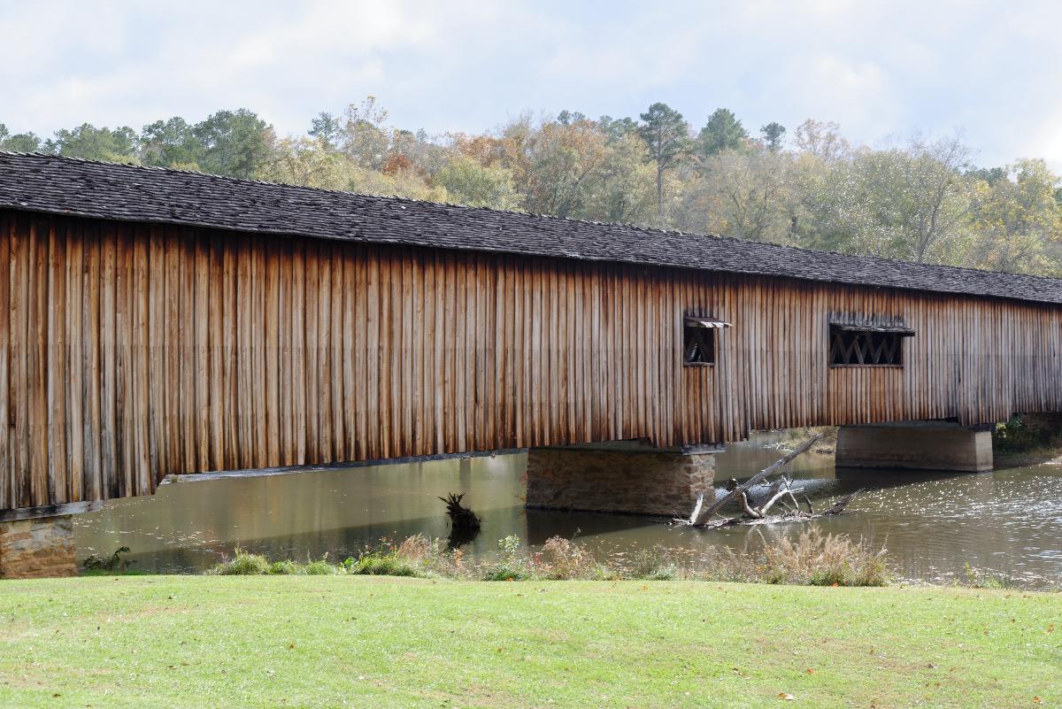 Watson Mill Covered Bridge, at the Watson Mill State Park, Madison County, Georgia 