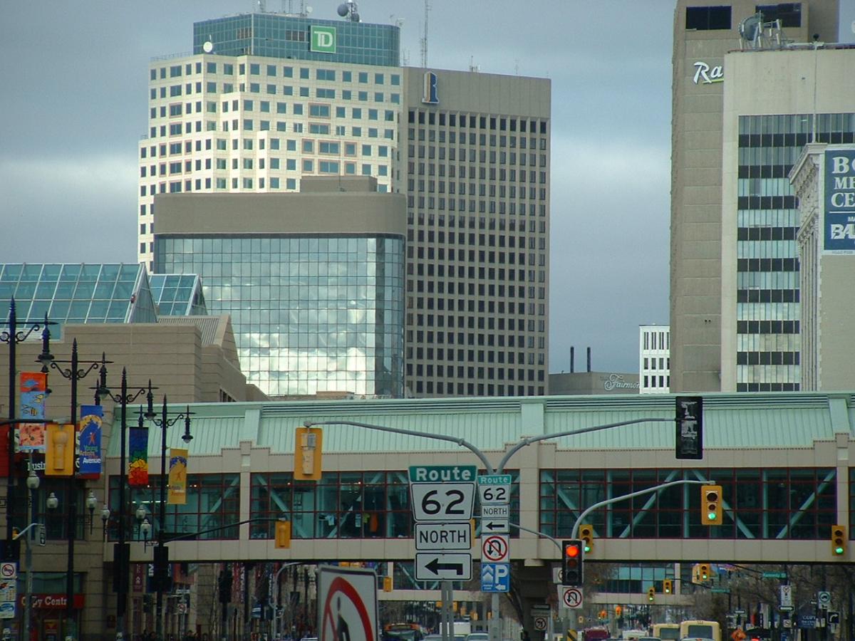 CanWest Global Place (a gauche) - Winnipeg 