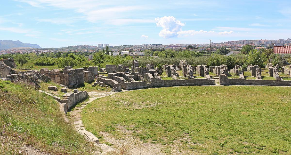 Amphithéâtre de Salona, Croatie 