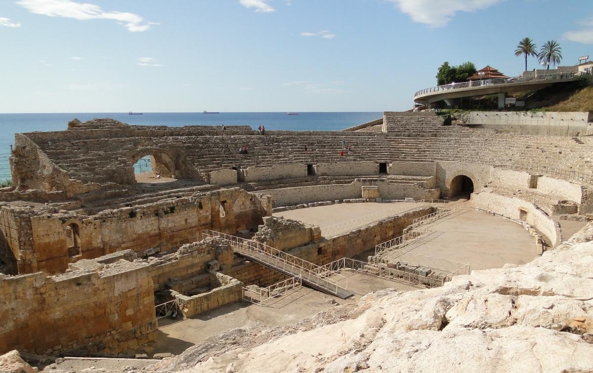 Roman amphitheatre of Tarragona, Catalonia, Spain 