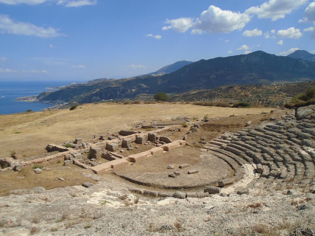 Antikes Theater von Egira 