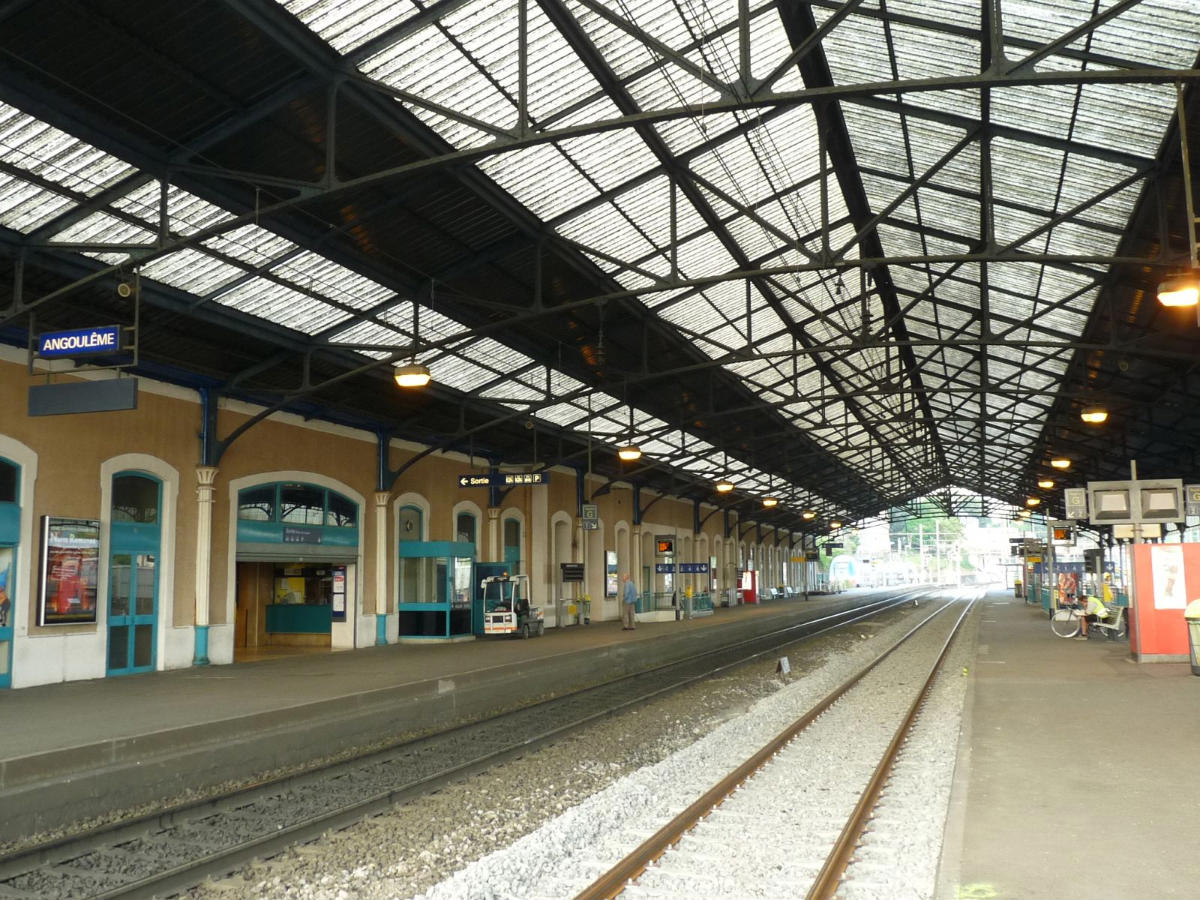 Station of Angoulême, Charente, SW France 