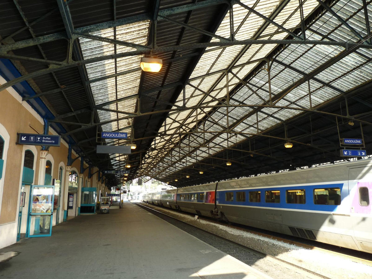 Station of Angoulême, Charente, SW France 