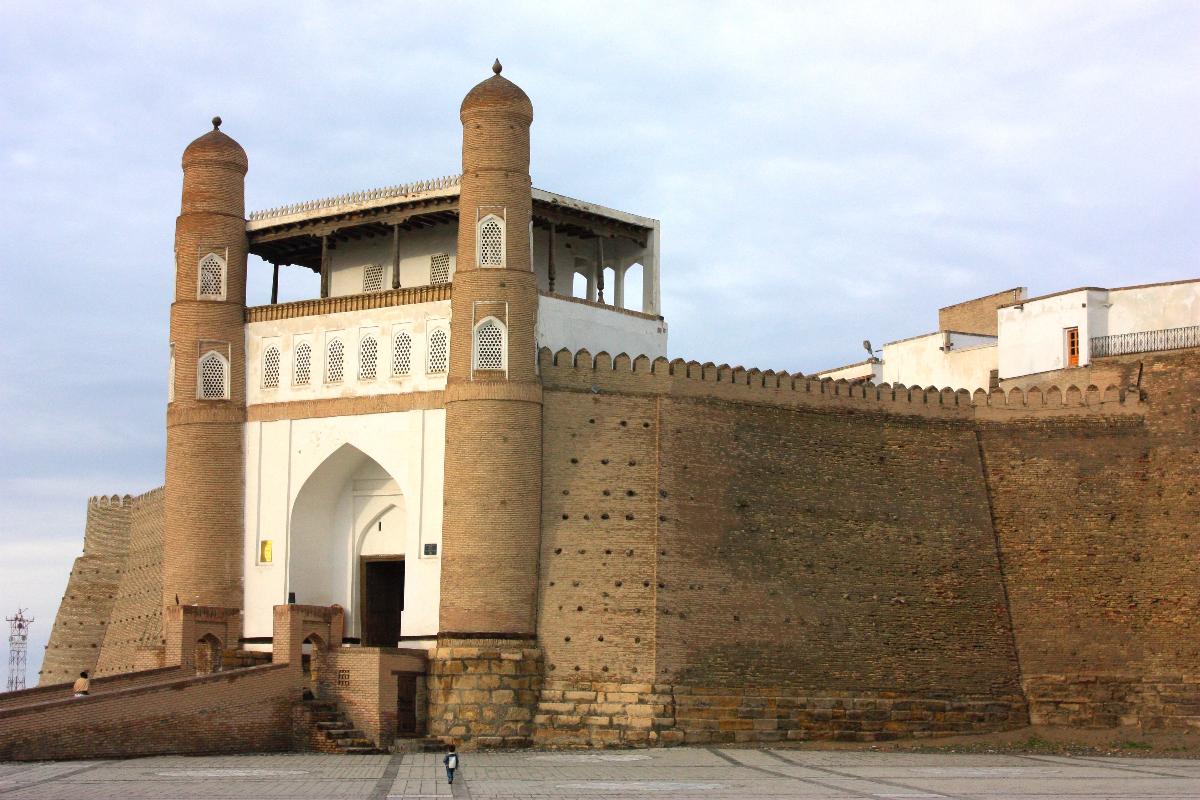Ark Fortress in Bukhara, Uzbekistan 
