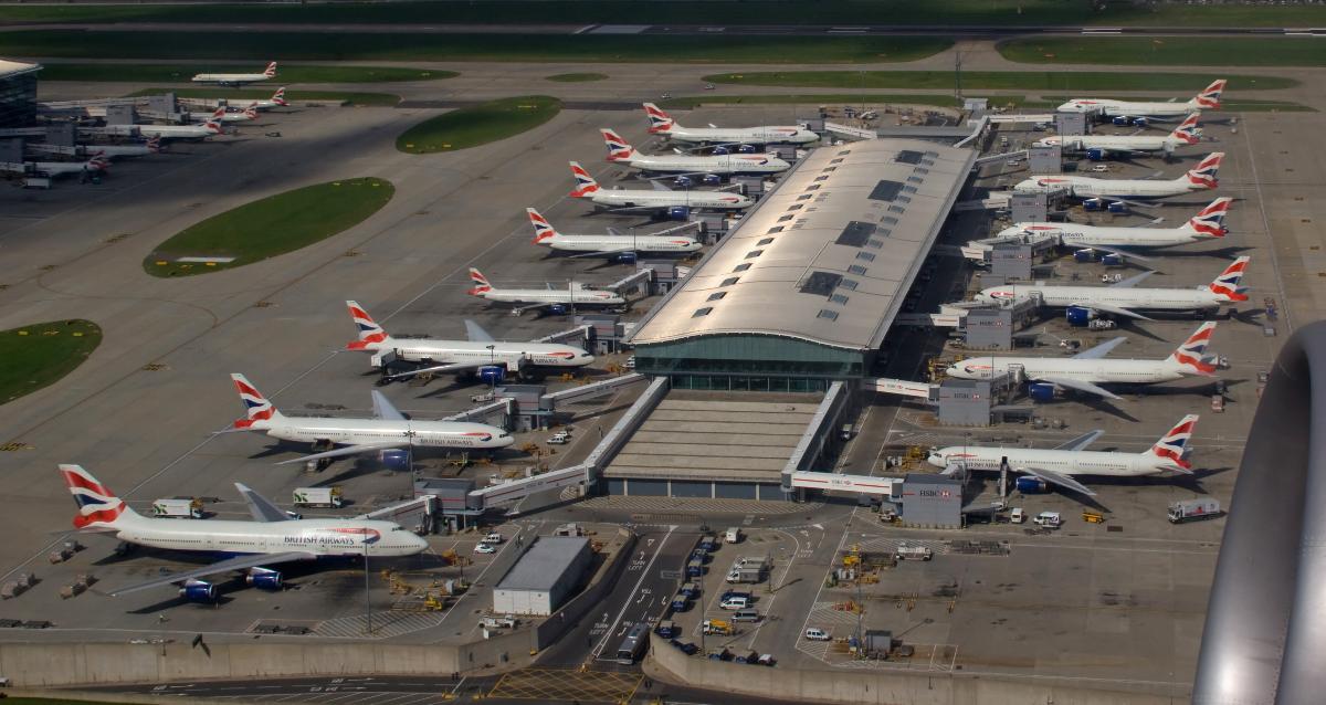 Terminal 5 at London Heathrow Airport 