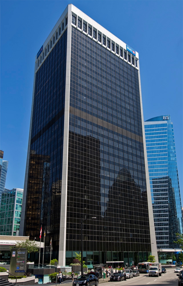 Bentall 3 office tower in Vancouver 