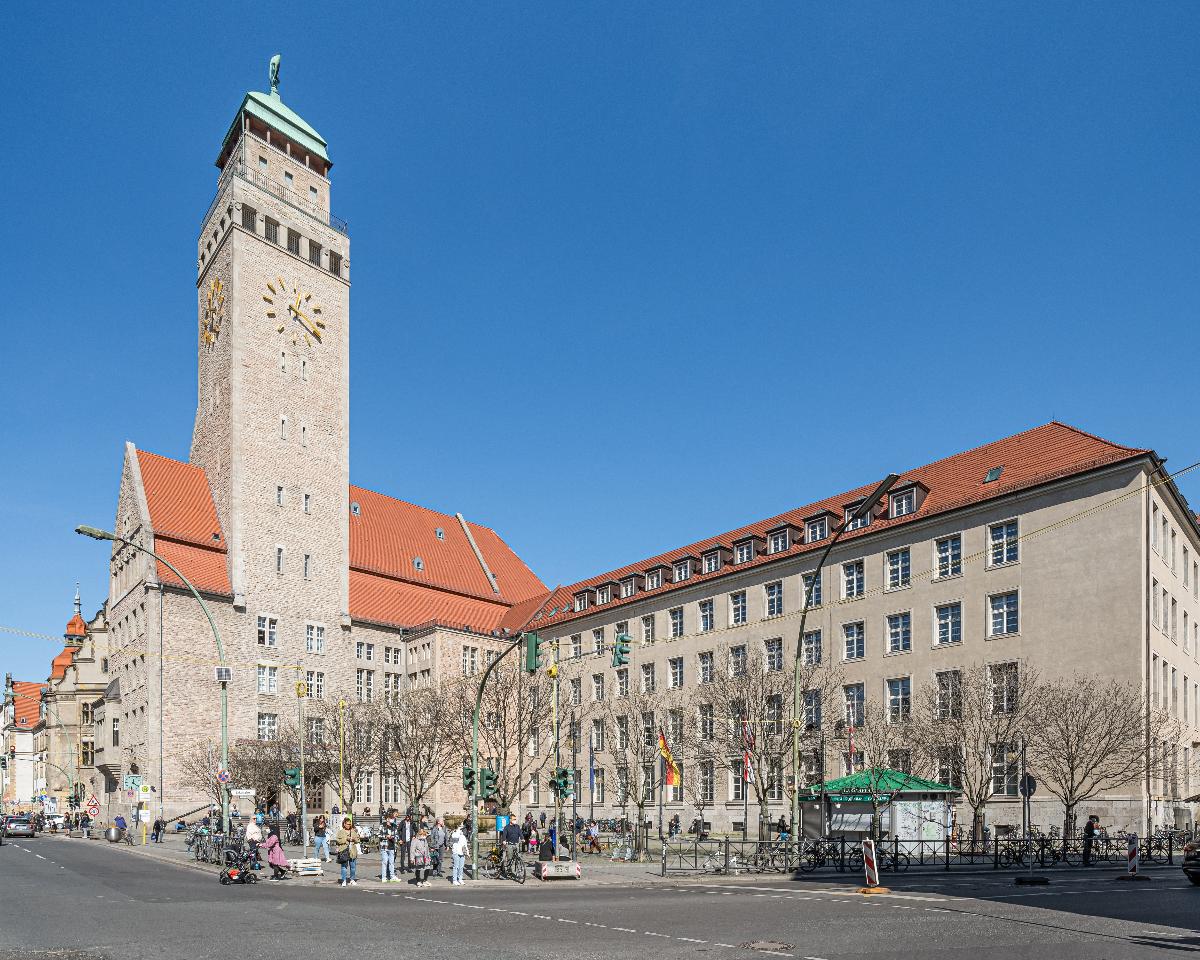 Rathaus Neukölln in Berlin, Deutschland 