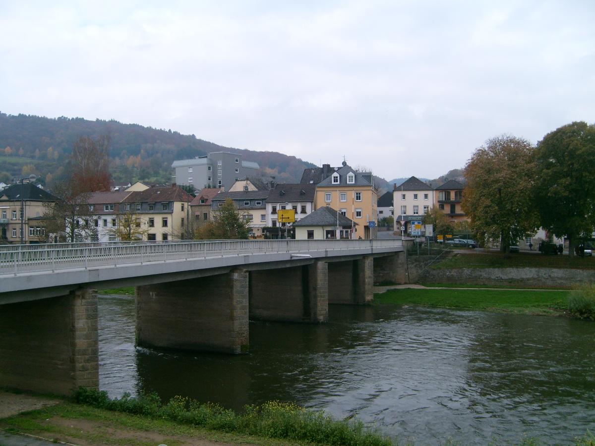 The bridge between Bollendorf-pont (Luxembourg) and Bollendorf (Germany) 