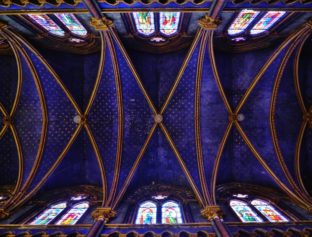Gewölbe der Basilika Unserer Lieben Frau von Bonsecours, Bonsecours, Seine-Maritime 