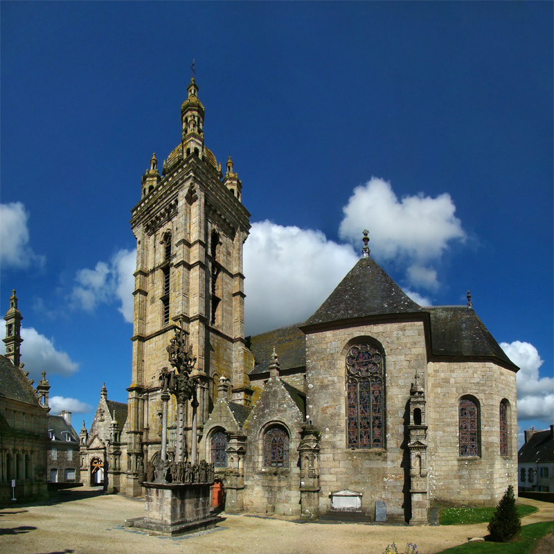 Église Notre-Dame, Saint-Thégonnec, Finistère, Bretagne, France. 