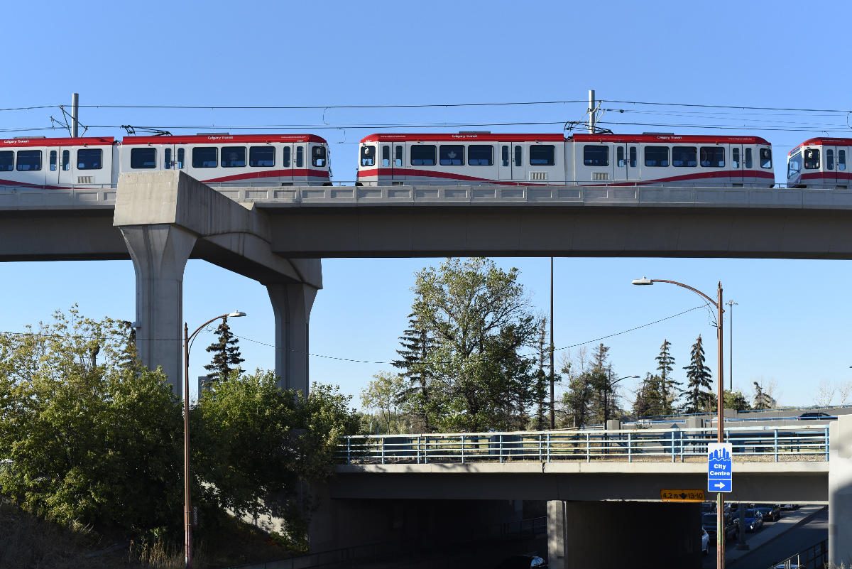 Calgary West CTrain Viaduct 