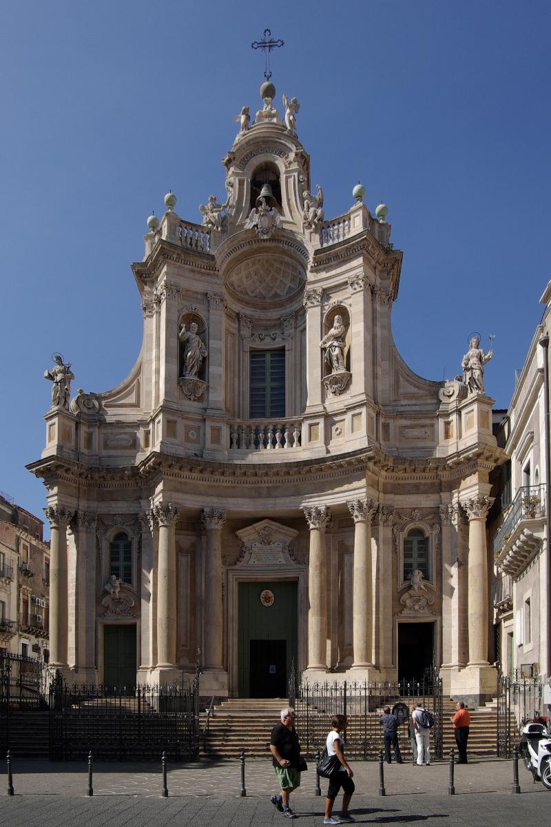 Italien, Sizilien, Catania, Santa Maria dell'Elemosina oder Basilica Collegiata 