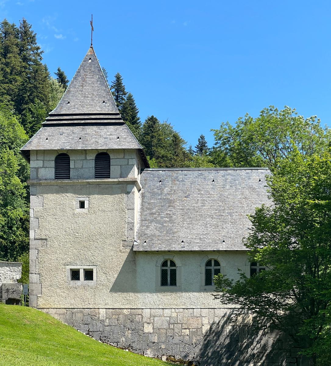 Chapelle de la correrie du monastère de la Grande Chartreuse, Saint-Pierre-de-Chartreuse. 