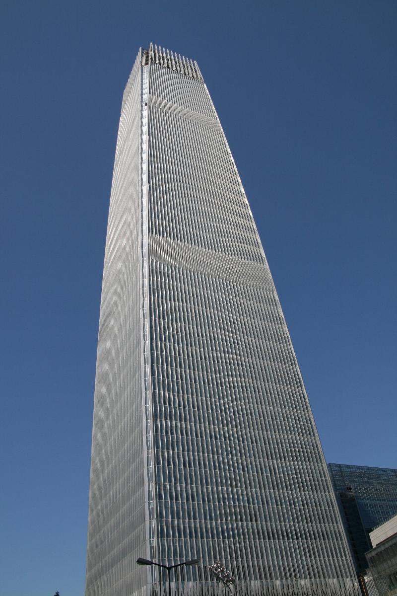 The China World Trade Center Tower III in Beijing, China. Architect: 