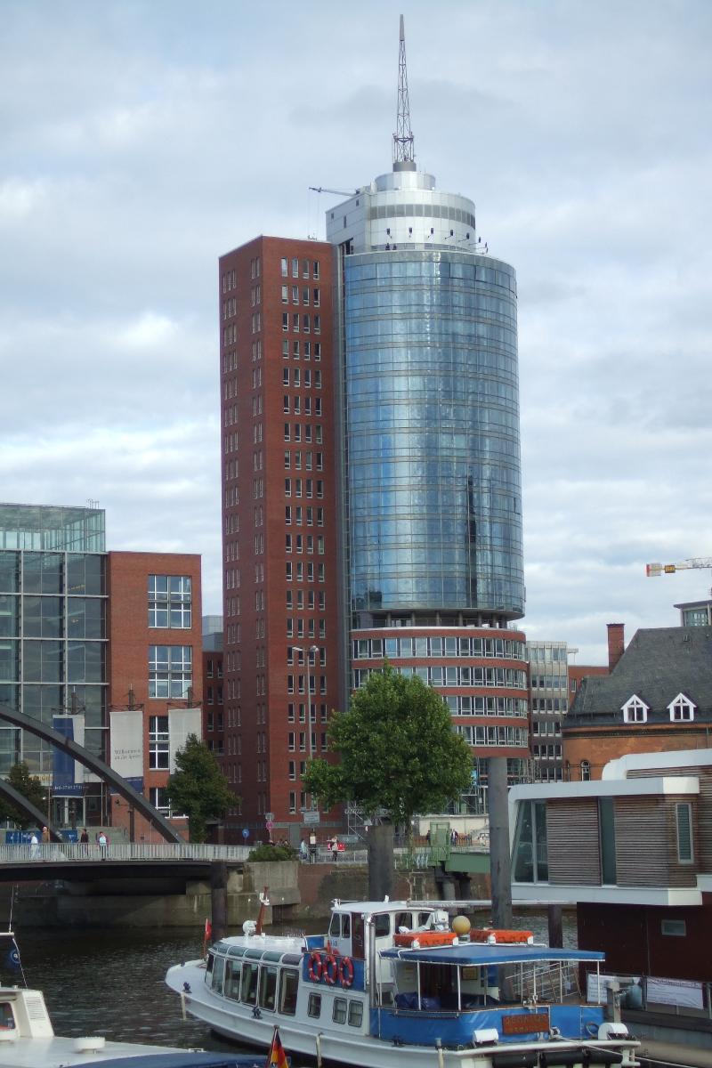 The Hanseatic Trade Center (HTC) (Columbus haus) is a major office complex in the HafenCity of Hamburg, Germany 