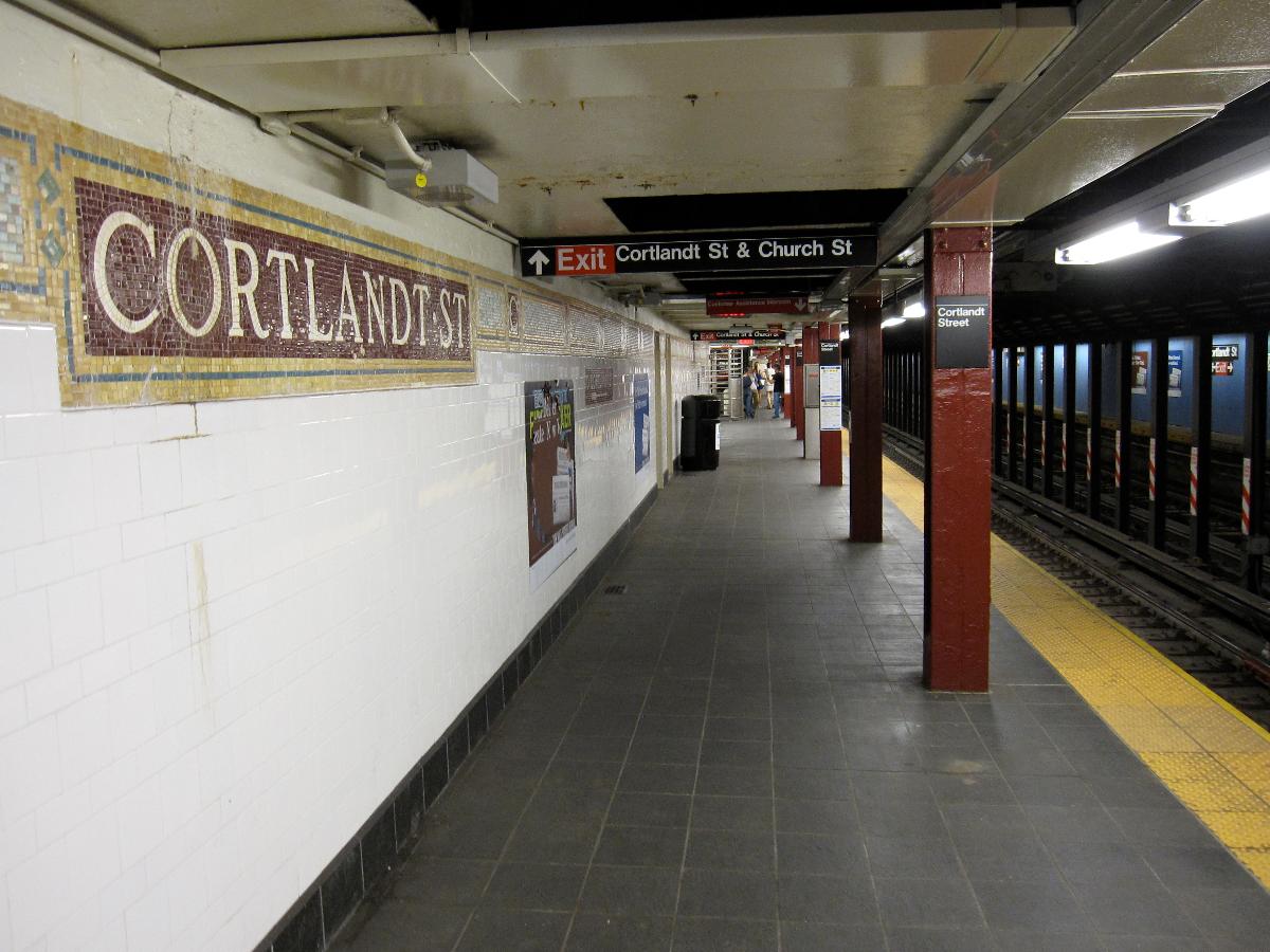 Cortlandt Street Subway Station (Broadway Line) 