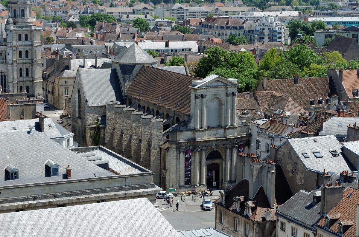 Vue de l’Église Saint Étienne, depuis la tour Philippe le Bon à Dijon 
