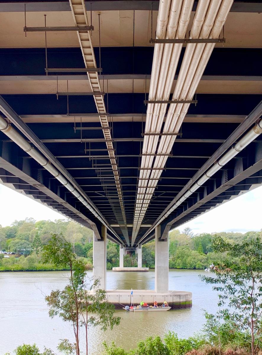 Eleanor Schonell Bridge in Brisbane, June 2020 